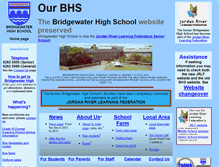 Tablet Screenshot of ourbhs.com